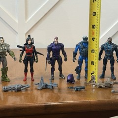 Greenbrier Final Faction Lot of 8 Figures Alpha Team Soldiers Accessories Weapon