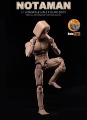 1/12 Notaman NT-0 Male Flexible Body Strong Muscular Square Head 16.5cm Figure