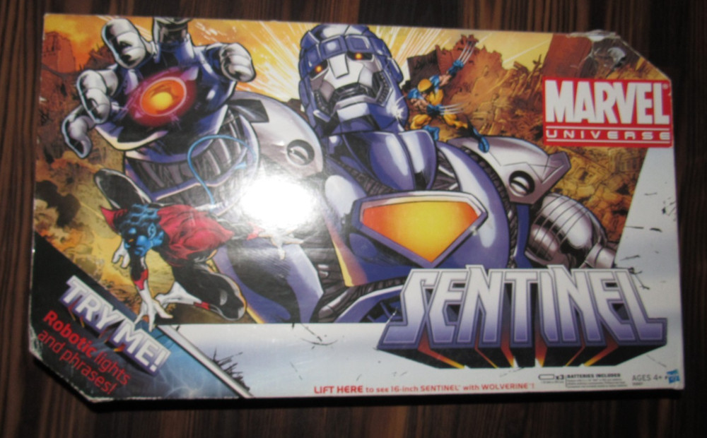 Marvel Universe 3.75 figure Masterworks SDCC Sentinel 16″ NEW BOX HAS WEAR