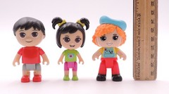 3 Ryans World Figures Remka Bonkers Toy Characters Figures Anna, Artist Lot