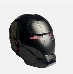 2026 BLACK Iron Man MK5 Helmet 1:1 Voice-controlled Mask Transform Cosplay Prop