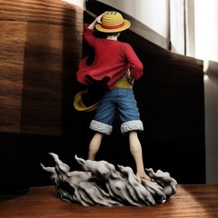 Figura Fanart Luffy Pintada con aerografo 9.8 inch
