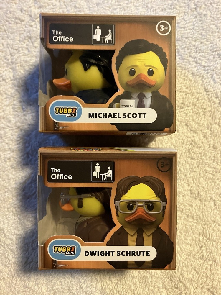 Mini Tubbz Cosplay Duck Lot The Office Michael Scott & Dwight Schrute