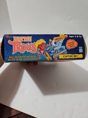 Vtg Hasbro Battle Trolls Capture Net Tree Trunk Cannon Bullseye Troll 1992