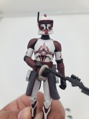 Commander Fox Target Clone Wars STAR WARS LOOSE Complete S20