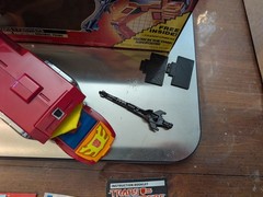 Vintage 1986 G1 Rodimus Prime Transformers COMPLETE w/ Box Original Hasbro NICE