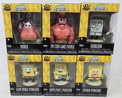 NWT SpongeBob Squarepants – Funko Minis – Complete Set 6 Exclusive Vinyl Figures