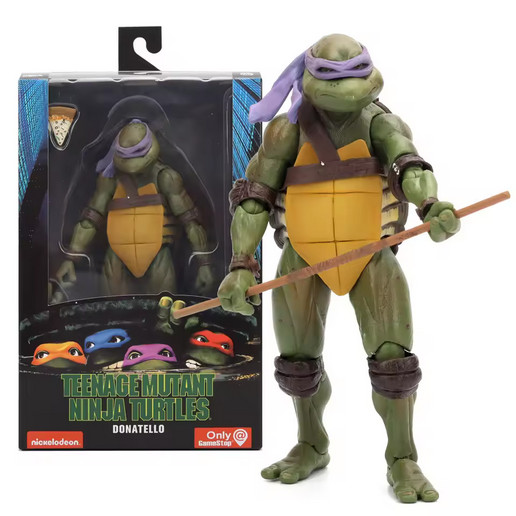 NECA Ninja Turtles 1990 Movie TMNT Teenage Toys Mutant 7″ Action Figure – BNIB