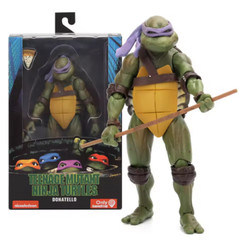 NECA Ninja Turtles 1990 Movie TMNT Teenage Toys Mutant 7″ Action Figure – BNIB