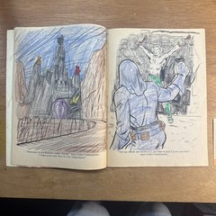 Mountain Attack Vintage GI Joe Coloring Book 1984 3 Pages Colored On