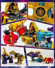 Miniforce Dinoid Warrior 11″ Dino Emperor Figure 5in1 Transformer Combiner Robot