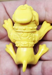 TMNT Raph the Green Teen Beret Biting Bulldog Figure Vintage Loose Yellow VGC
