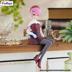 FuRyu Re:Zero Rem & Ram Book Girl Noodle Stopper Figure Set US SELLER