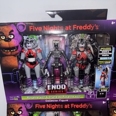 Five Nights at Freddy’s FNAF Endo Series Wave 3 COMPLETE SET Of 4 Montgomery+++