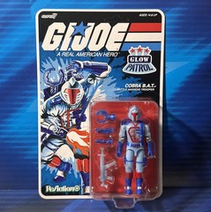 GI JOE SUPER 7 REACTION+ GLOW PATROL COBRA BAT 2026 JOEFEST RELEASE