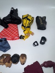WWE AEW Wrestling Figure Parts And Accessories Fodder Lot For Customs