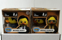 Mini Tubbz The Office: Michael Scott & Dwight Schrute Duck Set – Approx 2″ NEW!