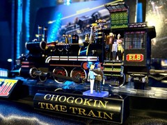BANDAI Chogokin Back to the Future Part Ⅲ 3 Time Train Figure Limited JAPAN NEW
