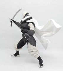 SU-MF-C-GM: White Wired cape for McFarlane DC Ghost-Maker Action Figure