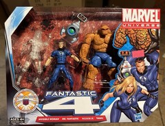 Marvel Universe 3.75″ FANTASTIC FOUR Set 4 Pack CLEAR INVISIBLE WOMAN New 2010