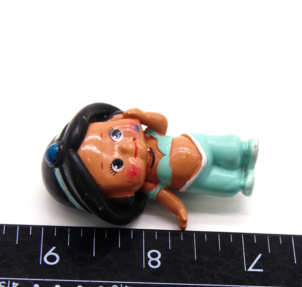 Disney Princess Jasmine Aladdin Kewpie Chibi Figure Doll Toy Rose