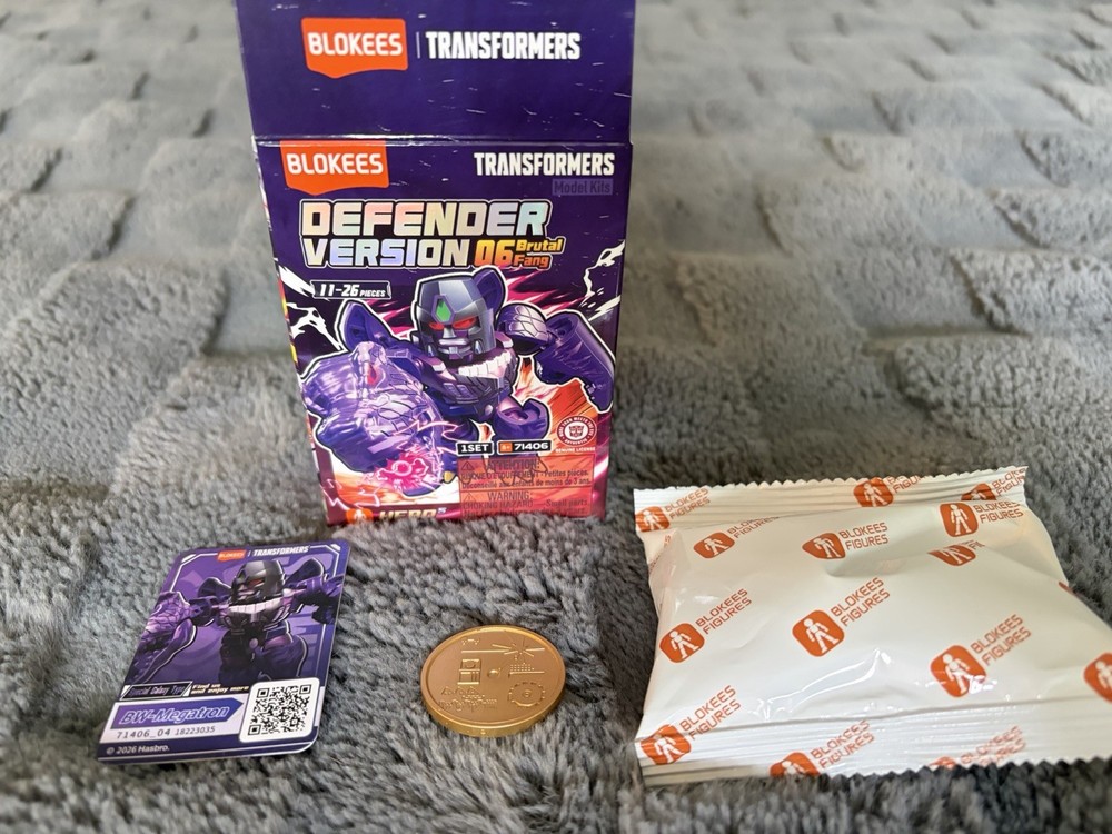 Blokees Defender Ver 06 Brutal Fang Special Galaxy Type BW-Megatron Rare 1/144