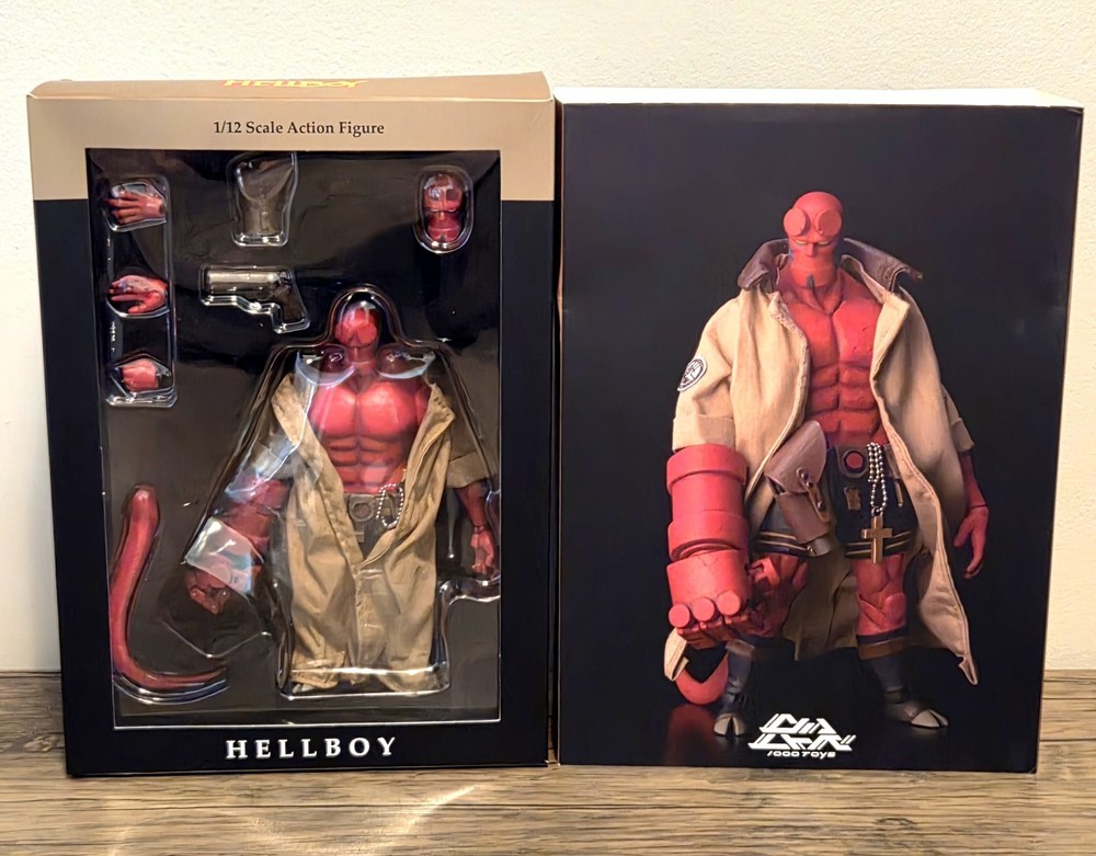 Hellboy 1:12 Scale Action Figure 1000 Toys (Standard Version) OPEN BOX