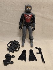 GI Joe Torpedo Wet Suit Cobra Eels Cobra Undertow Hasbro Vintage Diver Lot x4