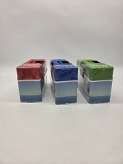 Fisch 4-Pack Microfigure Tacklebox, Red, Blue, And Green Box