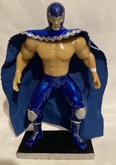 Blue Demon Wrestler 7in Action Figure Mexican Toys LUCHA LIBRE MEXICANA (azul)