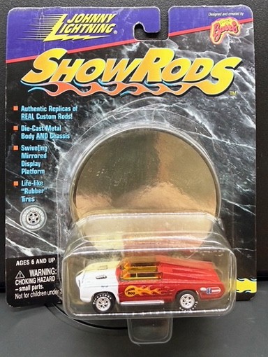VRHTF NHRA Johnny Lightning Show Rods, George Barris Fireball 500 New On Card