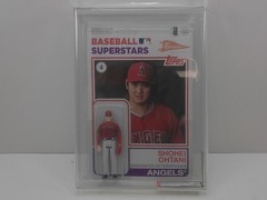 SUPER7 2021 TOPPS BIG LEAGUE REACTION FIGURE MLB BASEBALL SHOHEI OHTANI AFA 85+