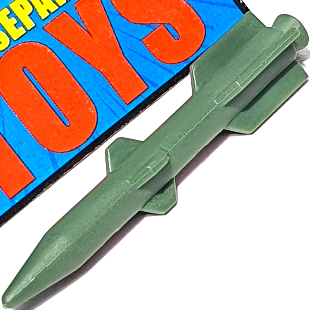 GI Joe Ammo Dump Unit 109MM MISSILE no sticker rocket original 1985 playset part