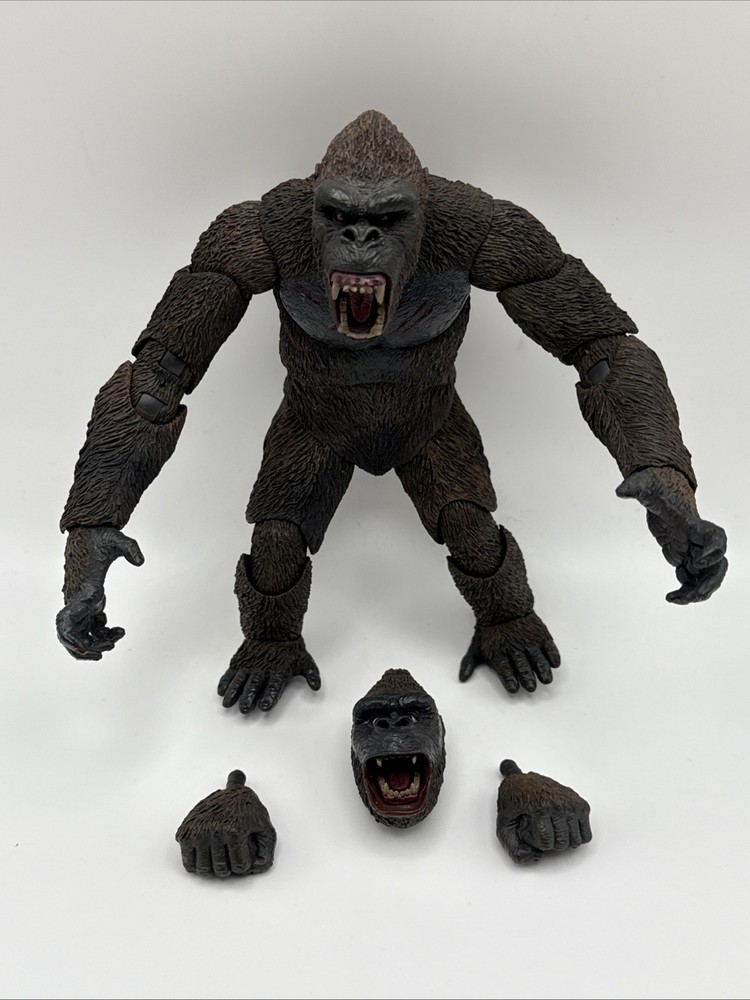NECA Ultimate King Kong Action Figure, 7” Interchangeable Head & Hands