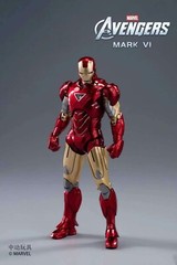 ZD-MK6: ZD Toys Marvel Iron Man Mark 6 Mark VI 7inch action figure, US Seller