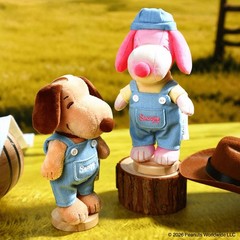 Snoopy Denim Plush Blind Box Keychain Cute Bag Charm Doll Pendant Gift