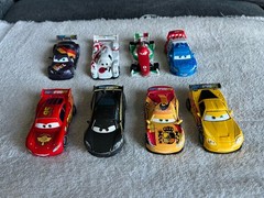 Disney Pixar Cars Lot Rare World Grand Prix Racers Shu-Miguel-Lewis-McQueen-Jeff