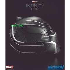 US Stock!!! LED Black Panther Helmet Killerbody 1:1 Wearable Cosplay Mask Props-