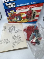 Vintage SPECIAL FORCE Buggy & Figure 1980’s European – Open Box (G.I. Joe KO)