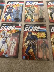 G.I. Joe Haslab 3 3/4 O-ring Figures Lot Of 12 MOC Reissues Walmart Transformers