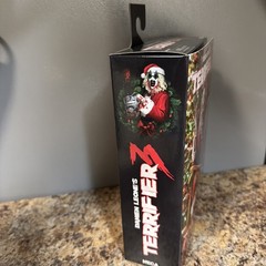 TERRIFIER 3 Ultimate Art the Clown Santa Bloody Splattered Christmas Figure NEW