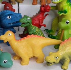 16x Baby Dinosaur Toy Bundle Lot Children’s Play Figures Kids Colorful Squeeze