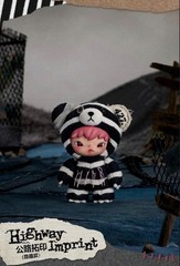 Authentic Hirono Highway Journal Plush Keychain