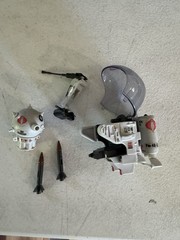VINTAGE 1985 GI JOE COBRA TRUBBLE BUBBLE FLIGHT POD W BOX & BLUEPRINTS Complete