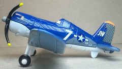 Disney Planes Skipper Navy Fighter Plane Jolly Wrenches Deluxe Diecast 1:55 FC