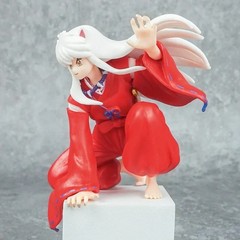 2Pcs Anime Inuyasha Sesshoumaru Ornaments Action Figure Model Toy Birthday Gif