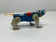 2 Vtg 1981 Y&K Japan Voltron Lions Yellow Blue Lion Diecast Toy GB-36 AsIs Parts