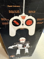 2 Fighting Boxing Battle Robots-2 Controllers RC Set- For Parts Only-Not Working