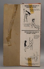 Vintage AS IS Durhams Kung Fu #3010 Push Button Kick & Chop Action Figure Doll