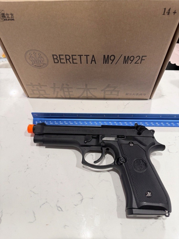 1:1 M92A1 Beretta Model full Metal Toy Gun Huge 92fs pistol collectible 2lbs